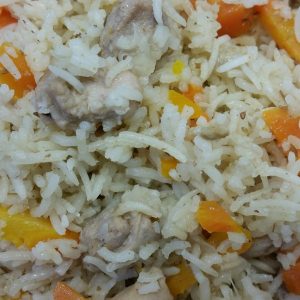 תבשיל אורז עם עוף